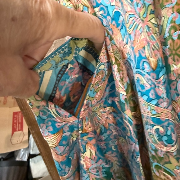 Via Delia Cisternois- Floral Paisley Midi Skirt - Picture 6 of 7